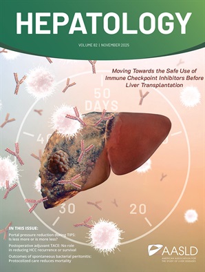 Hepatology journal cover